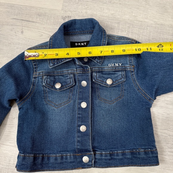 Girls 4T DKNY Classic Blue Denim Jacket - Picture 17 of 17